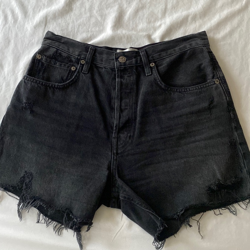 Agolde Riley high waisted shorts